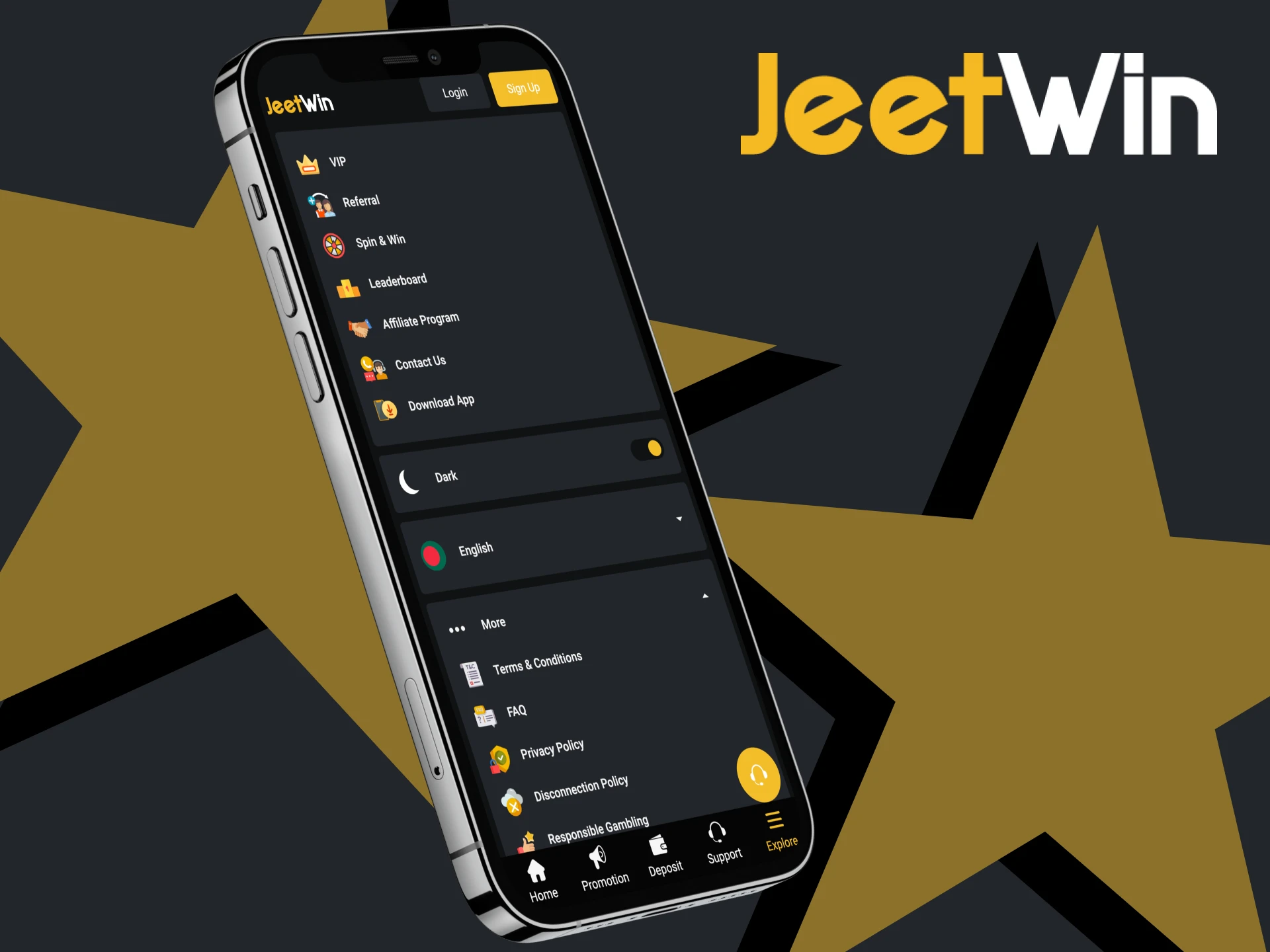 Follow these steps to update JeetWin app.