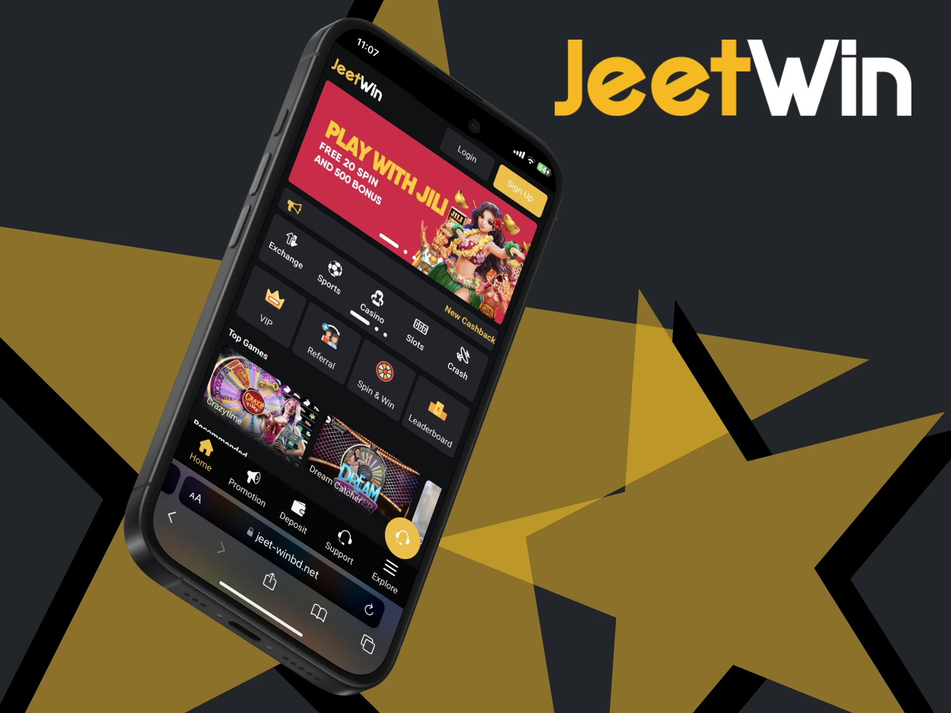 JeetWin's mobile website is a fantastic choice.