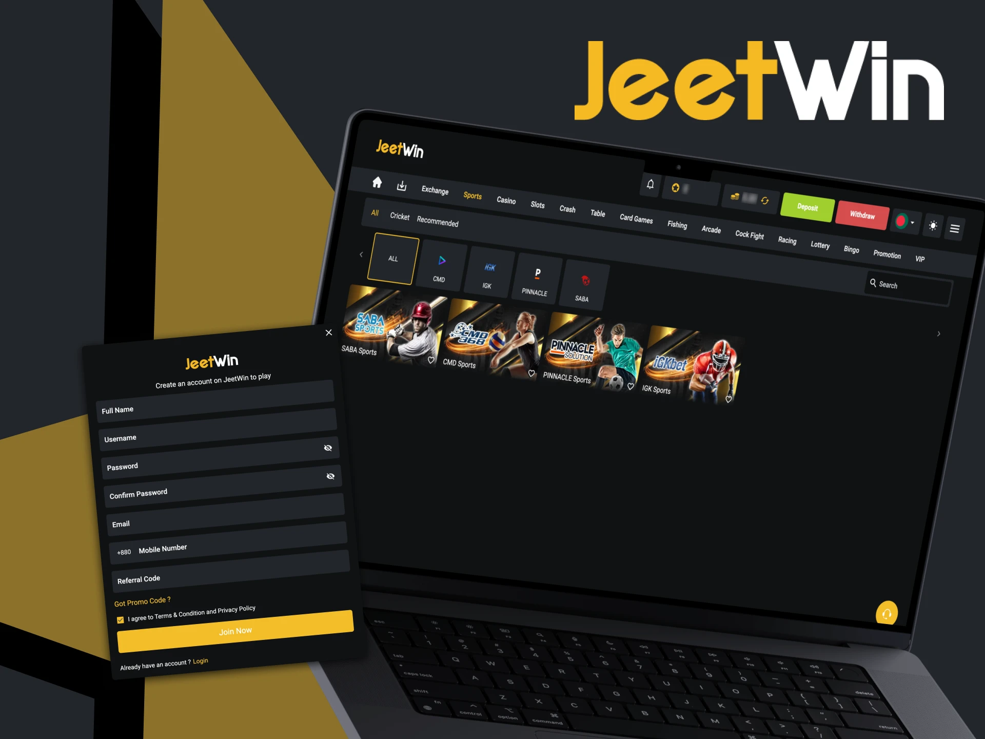 Place bets on IPL is simple with JeetWin.