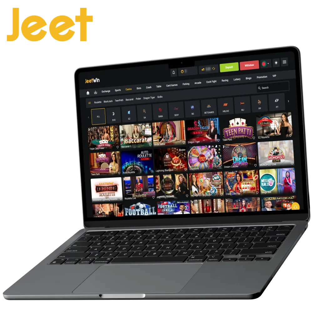 Play JeetWin live casino in Bangladesh.