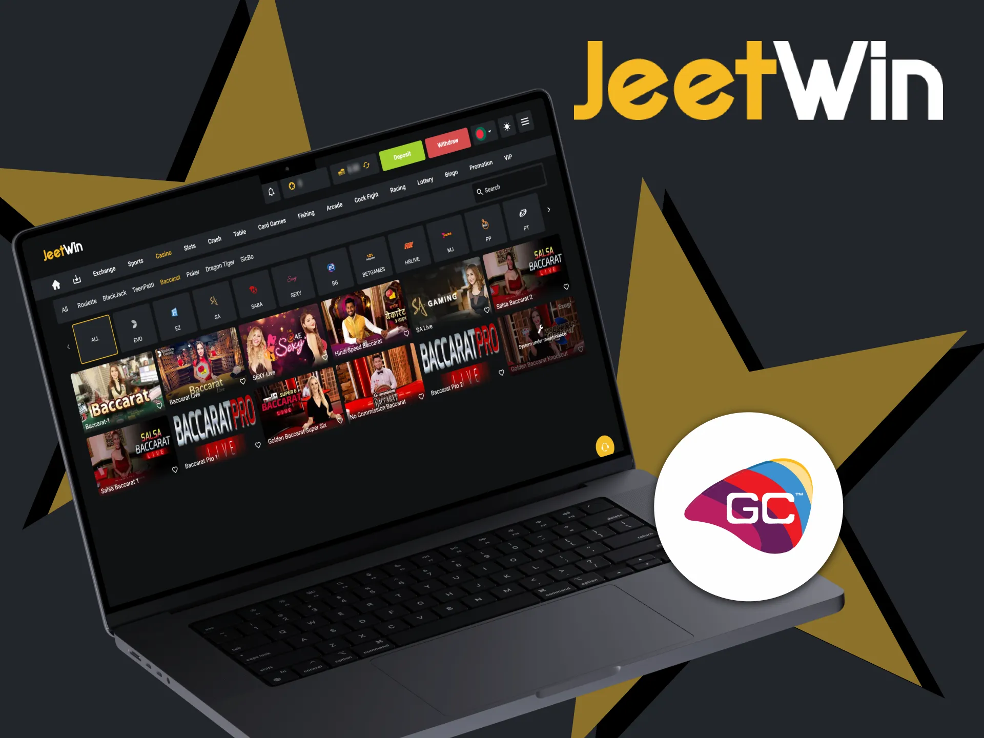 JeetWin ensures a safe and reliable gaming experience.