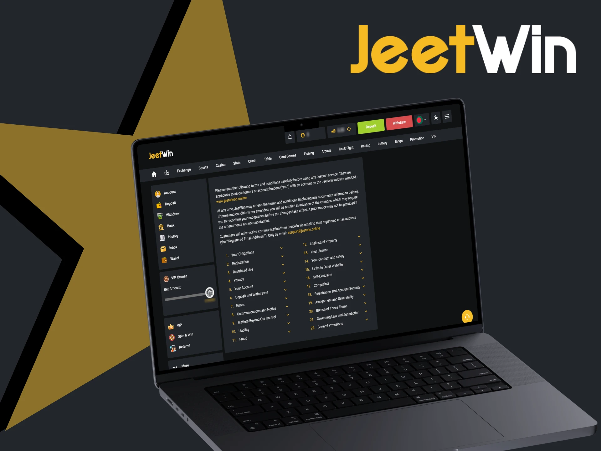 Make sure to follow the rules at JeetWin platform.