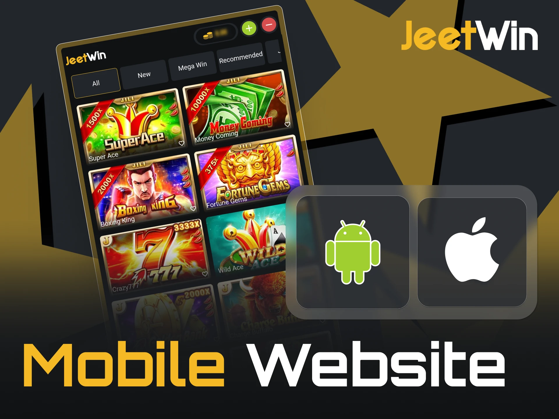 JeetWin's mobile website is a fantastic choice.