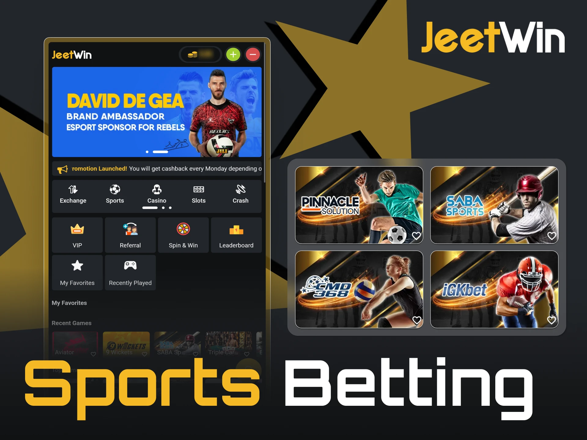 Enjoy an impressive array of betting options at JeetWin app.