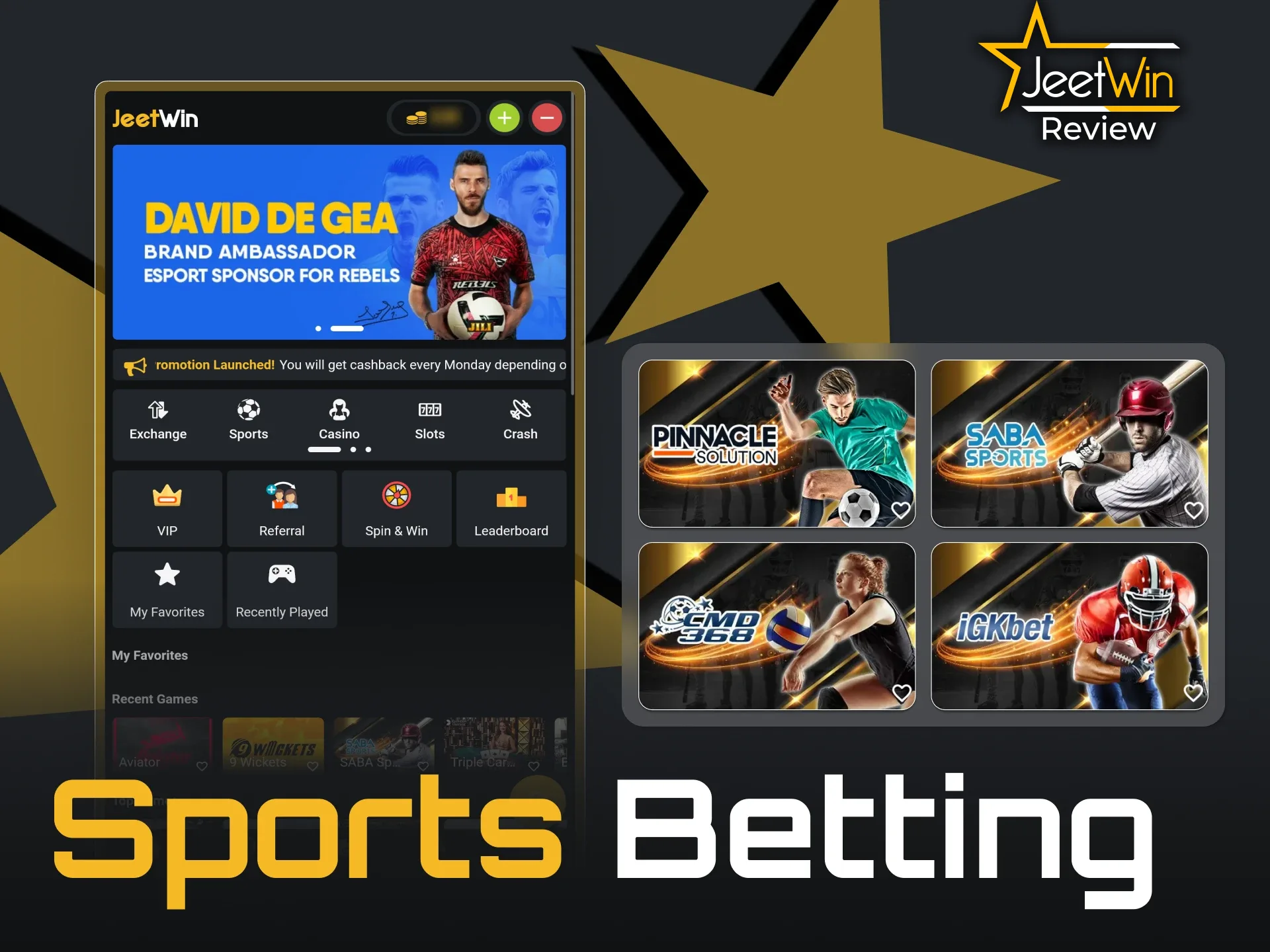 Enjoy an impressive array of betting options at JeetWin app.