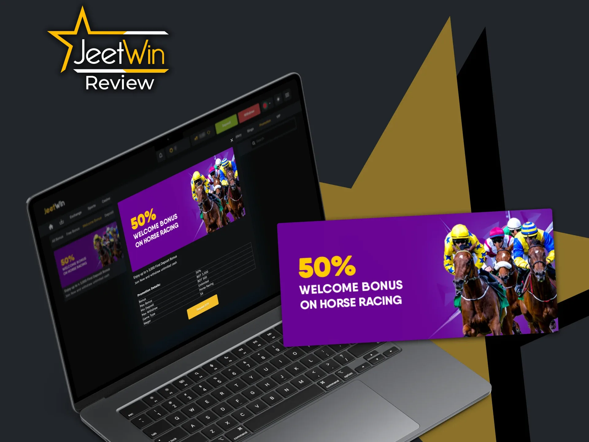 Get welcome bonus at JeetWin platform.