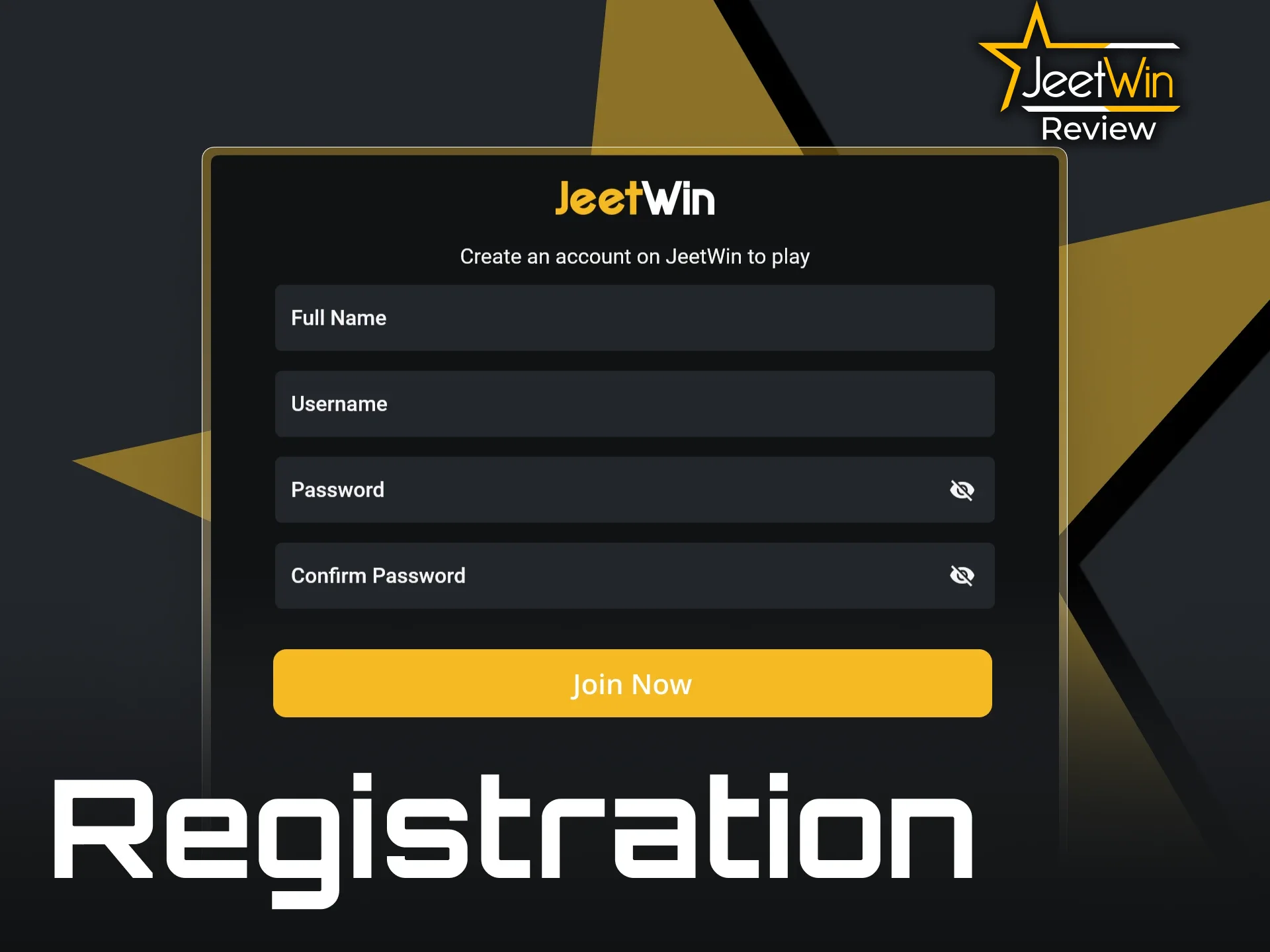 You can easily register on JeetWin online.