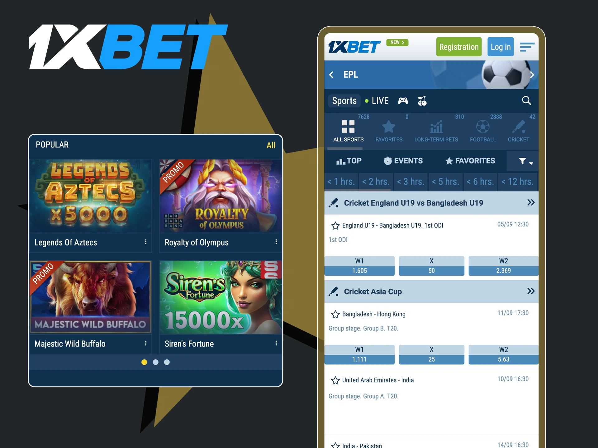 1xbet gives you a unique opportunity to get rich from betting and gaming.